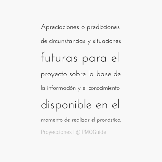Proyecciones - iPMOGuide