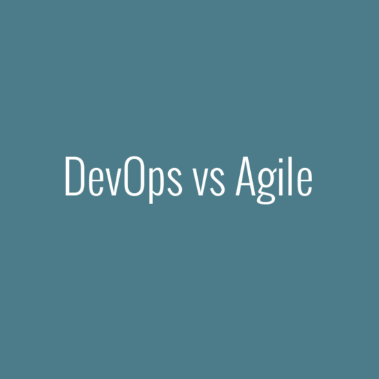 DevOps vs Agile