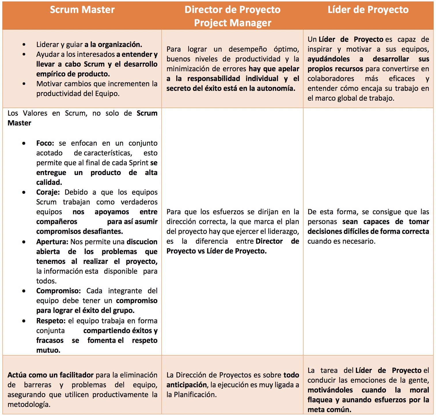 El Profesor, &iquest;un Scrum Master? &iquest;un Director o un L&iacute;der de Proyecto?
