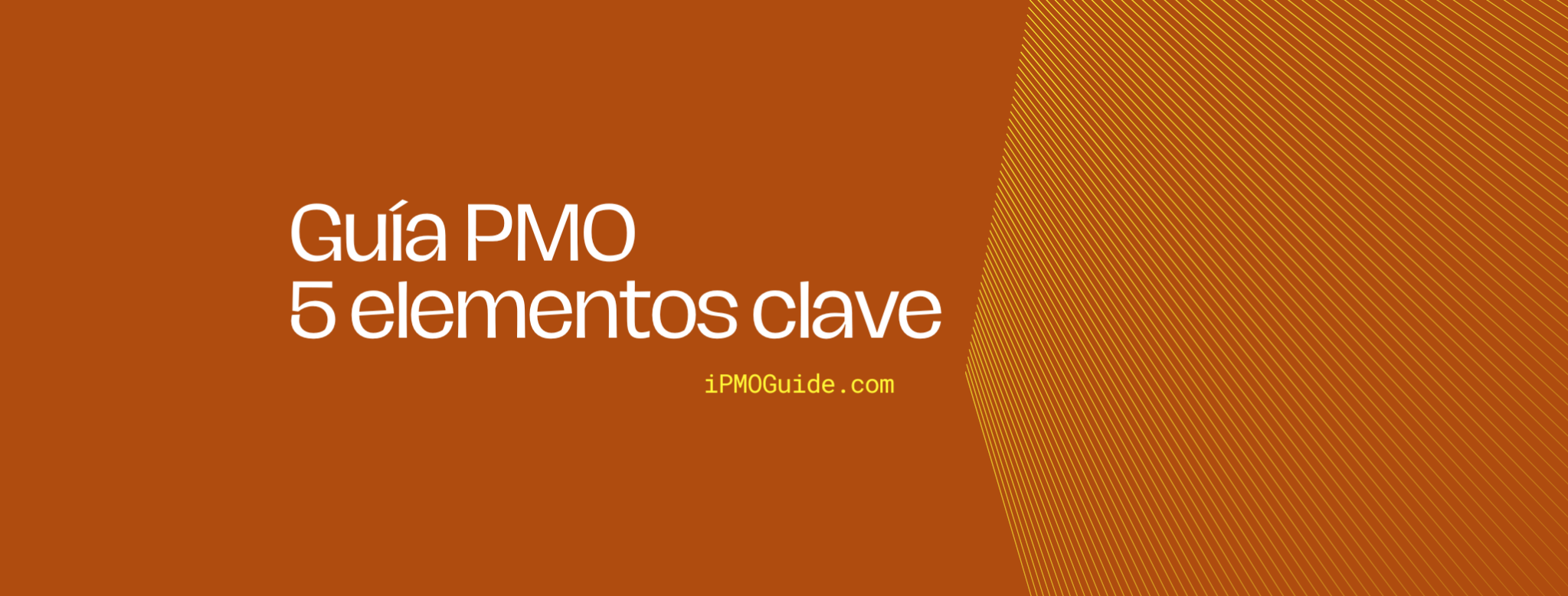 Guía PMO, 5 elementos clave - iPMOGuide